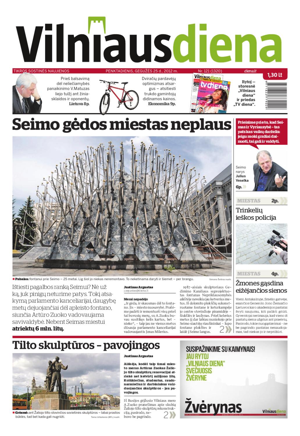 20120525 Vilniaus diena by Diena Media News Issuu