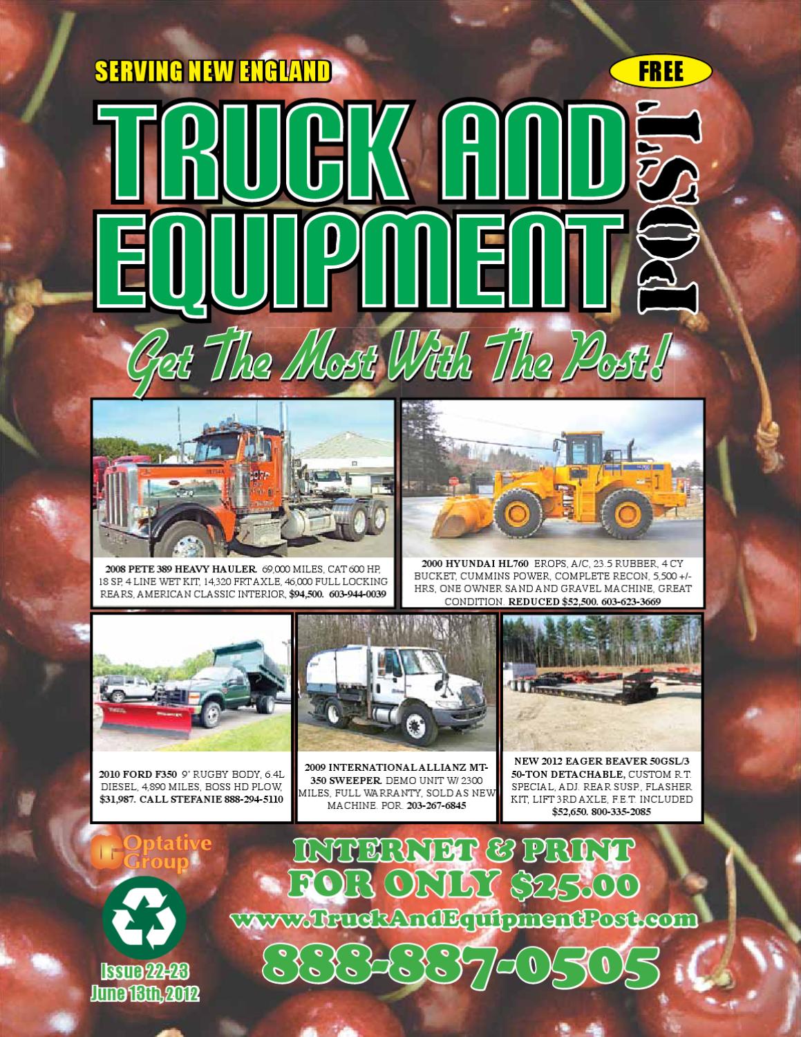 Truck And Equipment Post Issue 2223, 2012 by 1ClickAway Issuu