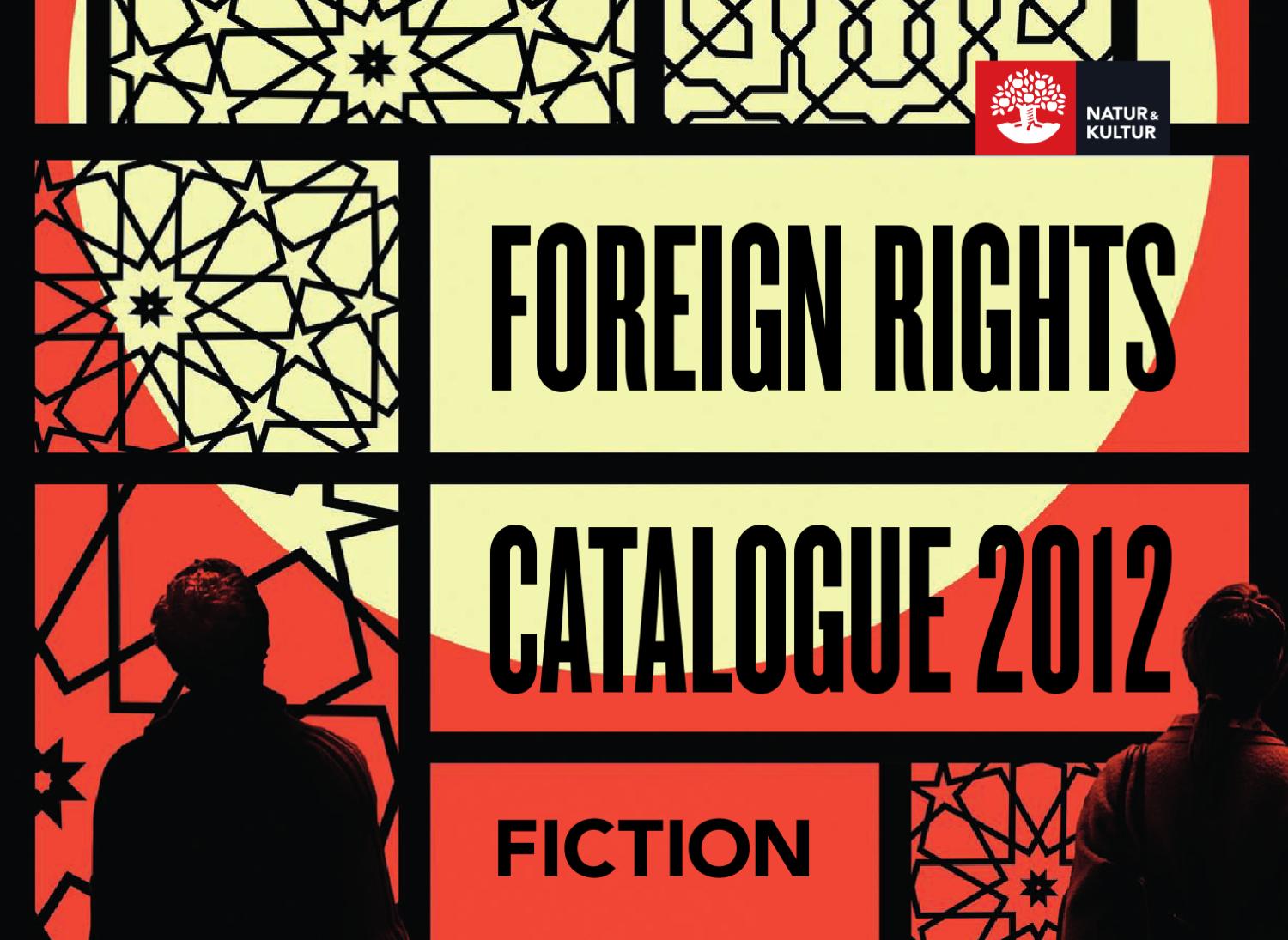 Natur & Kultur Foreign rights- Fiction 2012 by Natur och Kultur - Issuu