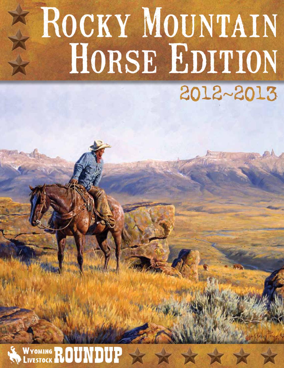2012 Rocky Mountain Horse Edition By Wyoming Livestock Roundup Issuu