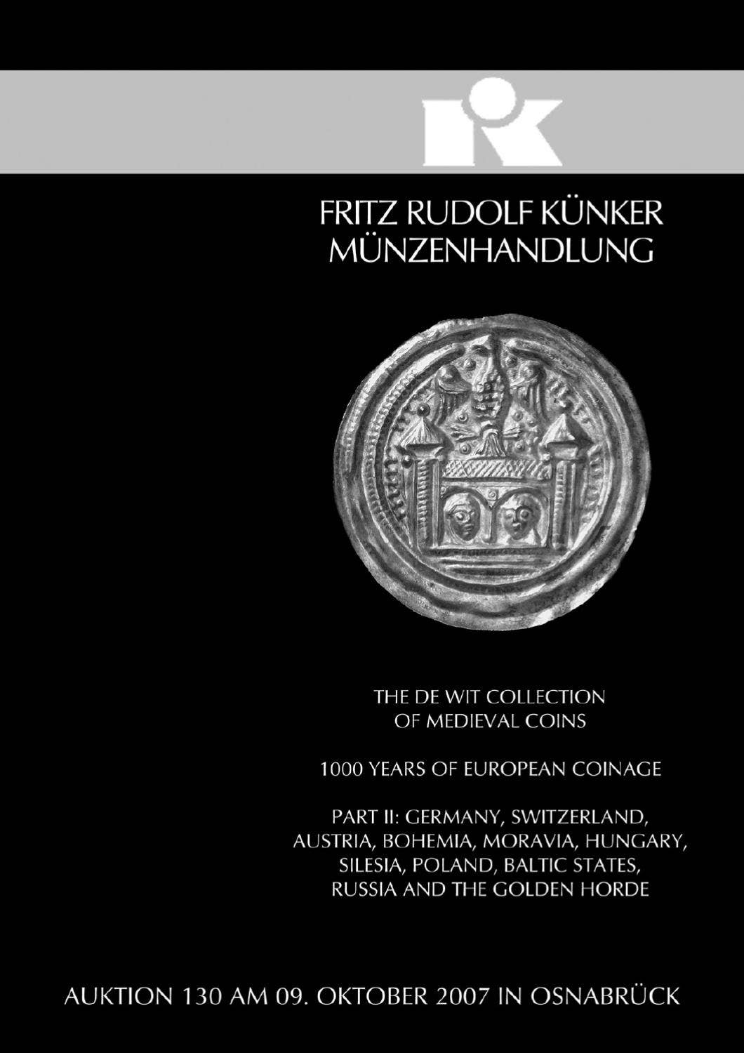 コインオークションカタログ　KUNKER 271 Auktion 121 : Kuenker Muenzauktionen und Goldhandel : Free