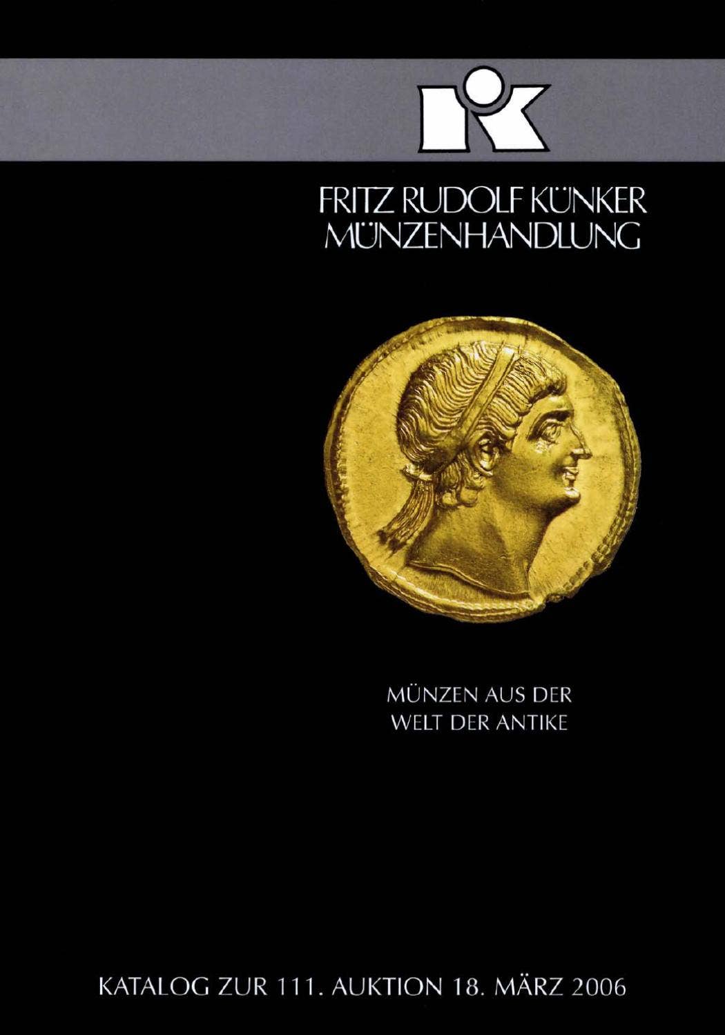 Auktion 111 Künker by Fritz Rudolf Kuenker GmbH & Co. KG - Issuu