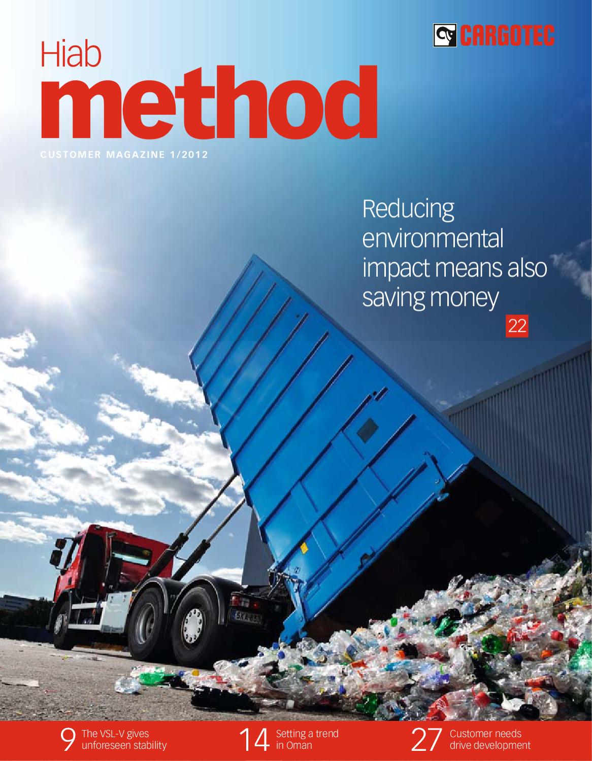 HIab Method 1/2012 in english, Cargotec customer magazine by Cargotec - issuu