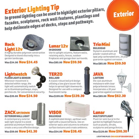 Lighting Plus Change of Season Sale 灯饰目录 第 15 页