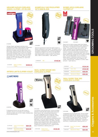 wahl super groom replacement blade