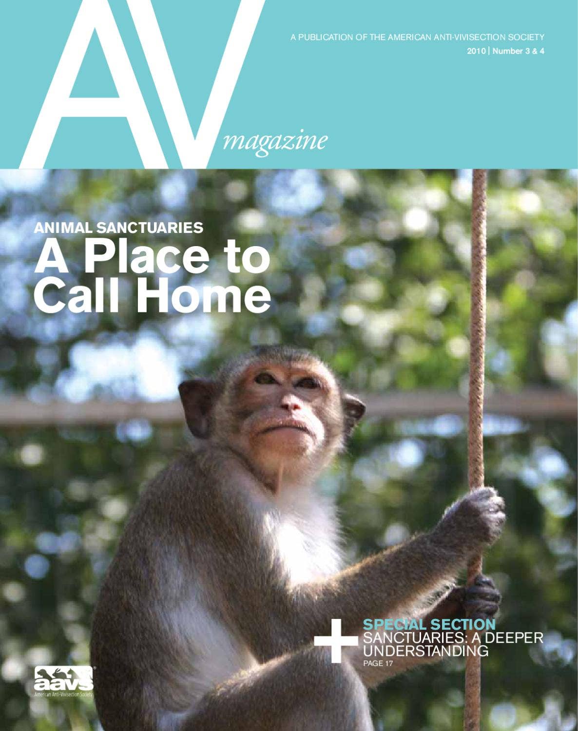 AV Magazine Issue 3 2010 by American Anti-Vivisection Society - Issuu