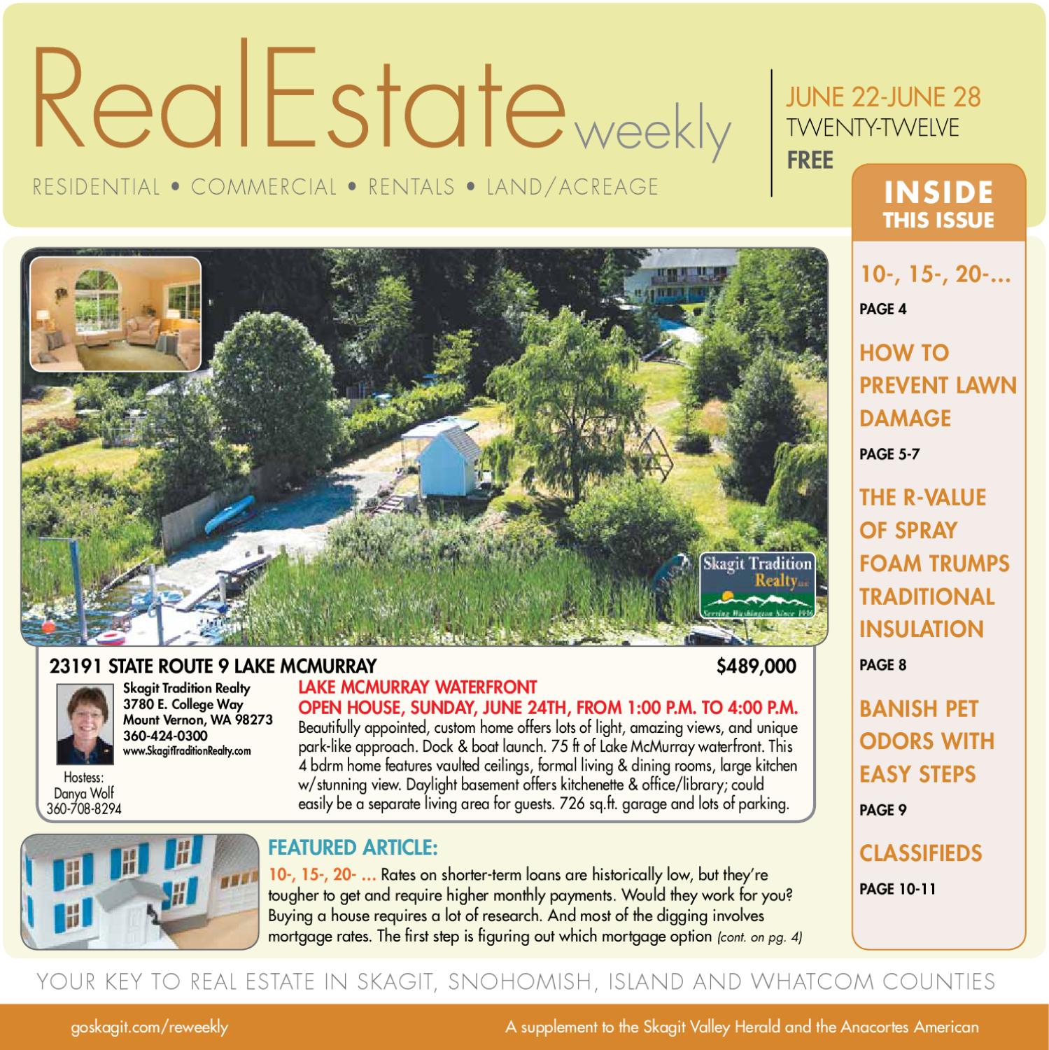 Real Estate Weekly June 22, 2012 by Skagit Publishing Issuu