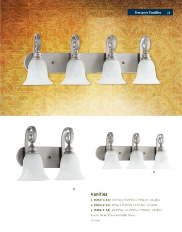 Pinhook Branding LLC 灯饰目录 · Quorum 家居 灯饰 Supplement 2012 第 13 页
