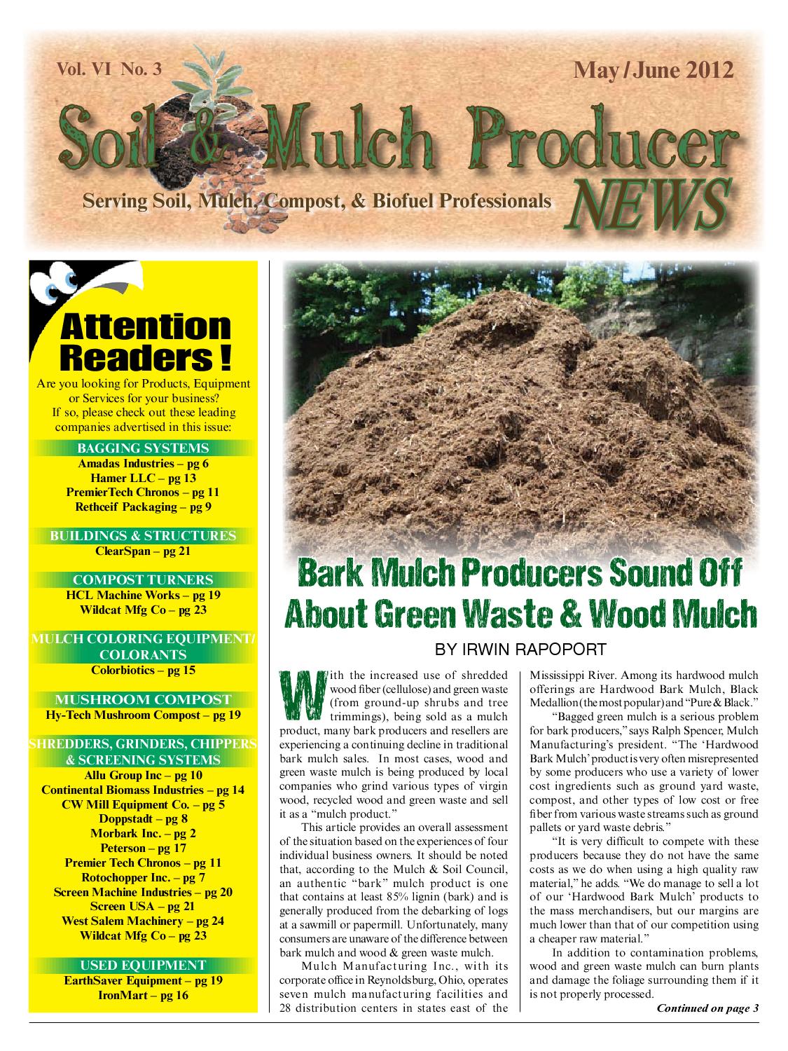 Soil & Mulch Producer News May/Jun 2012 by Downing and Associates Issuu