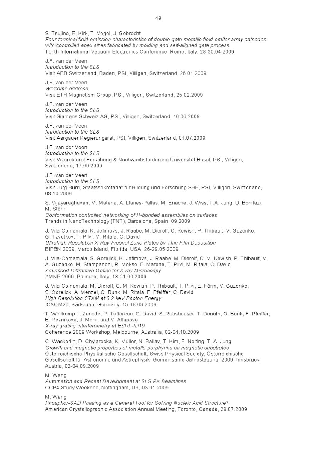 Scientific Report 09 By Paul Scherrer Institut Issuu