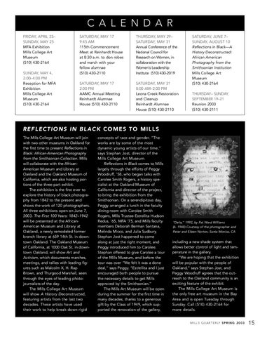 Mills Quarterly spring 2003 by Mills Quarterly - Issuu