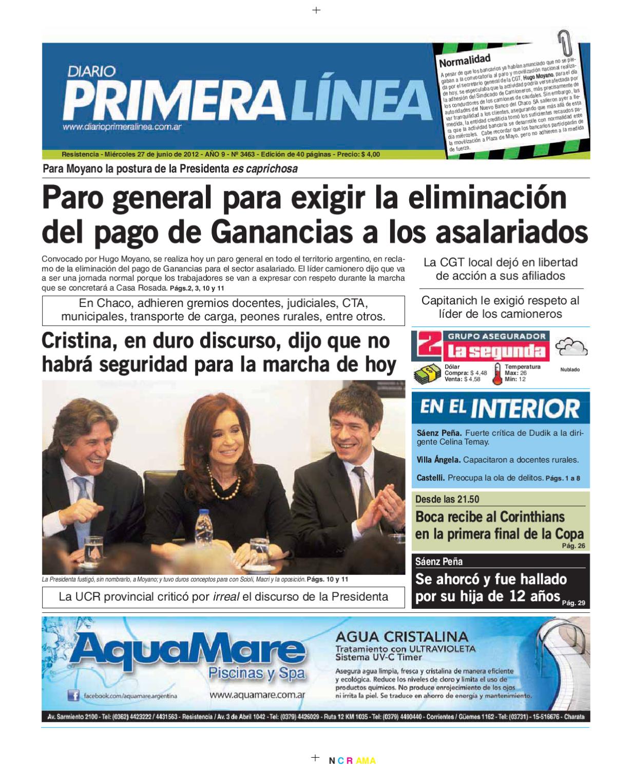 Primera Linea 3463 27 06 12 By Diario Primera Linea Issuu