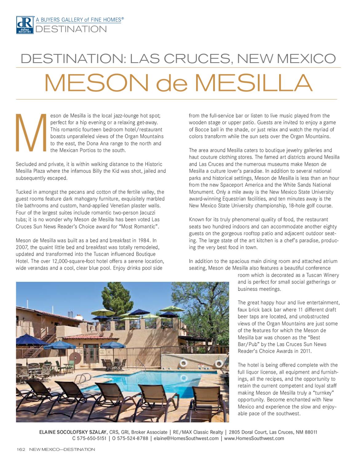 mesilla new mexico on Dupontregistry Homes August 2012 By Dupont Registry Issuu