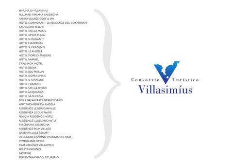 家具手册 2012 - Consorzio Turistico Villasimius 第 8 页