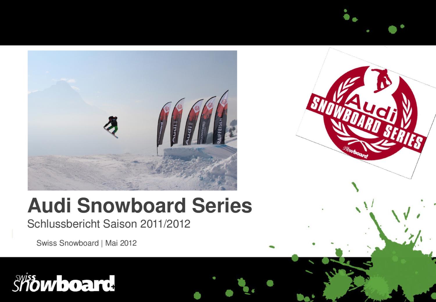 Audi Snowboard Series 2011/12 by SwissSki Issuu