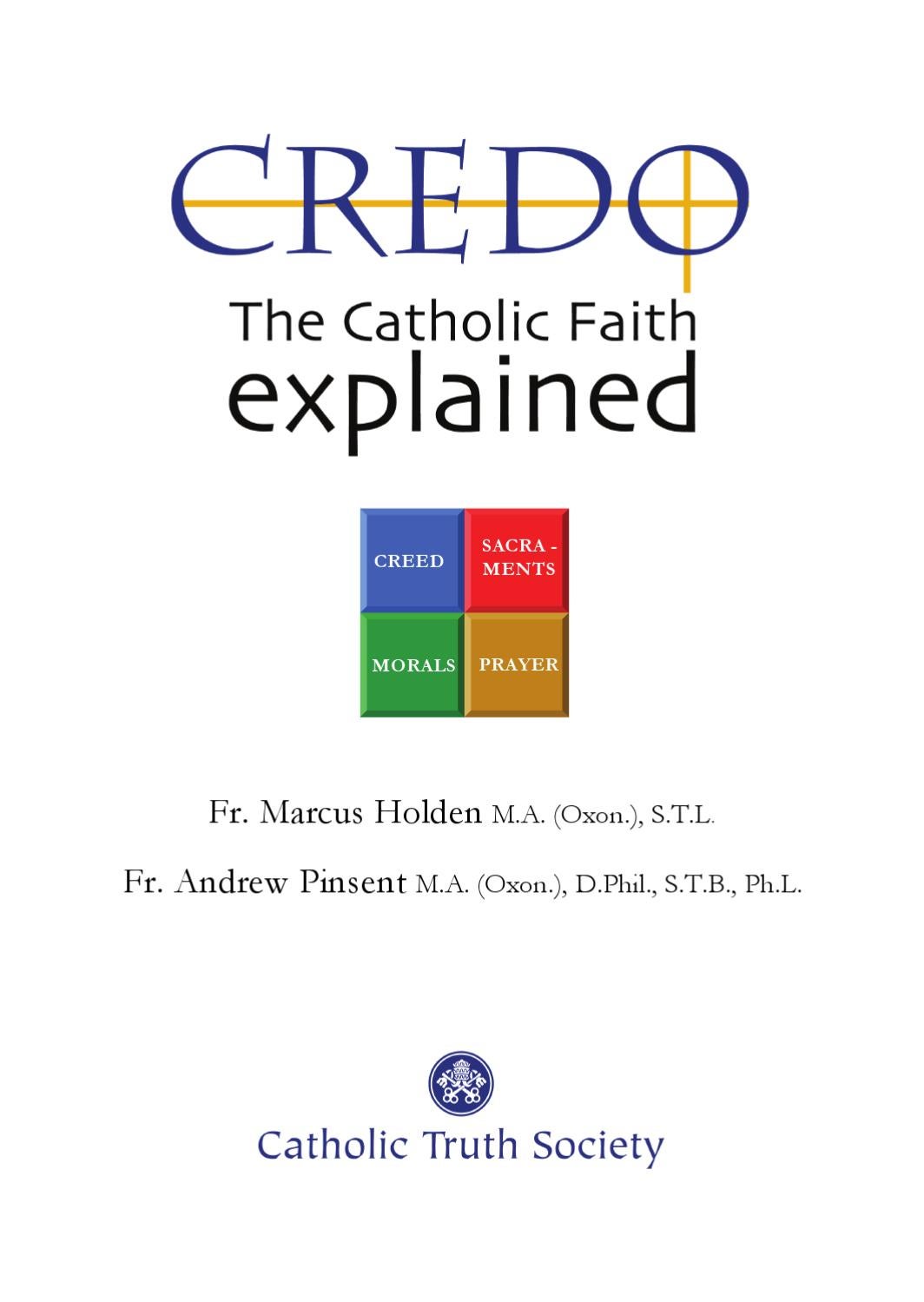 CREDO by Catholic Truth Society - Issuu