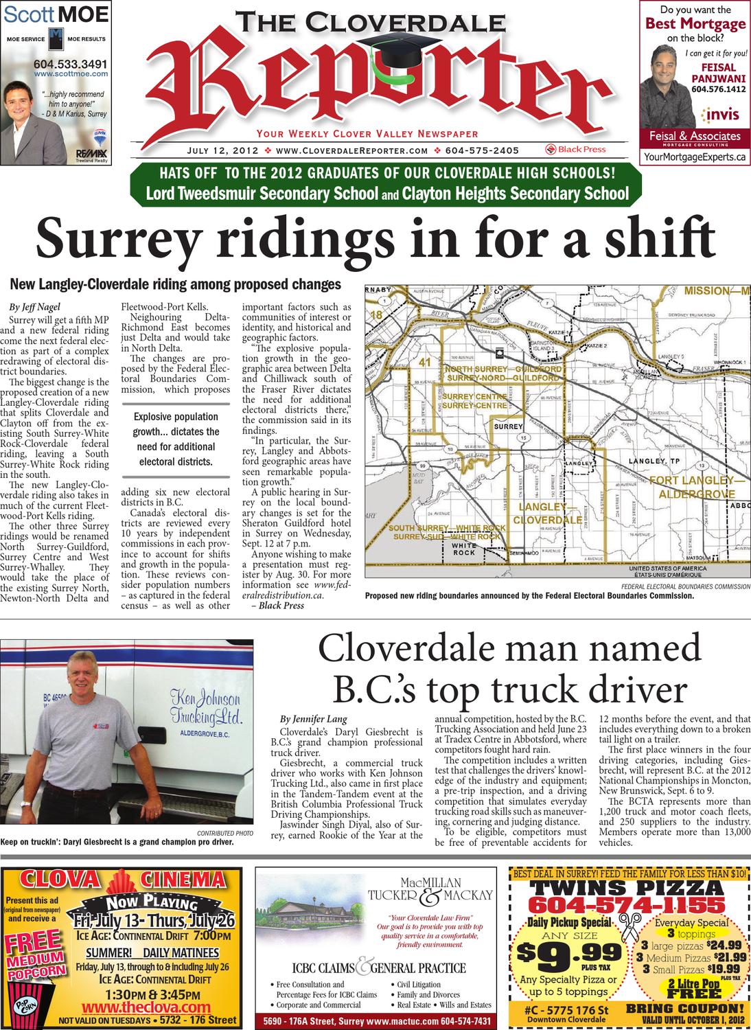 Cloverdale Reporter, July 12, 2012 by Black Press Media Group Issuu