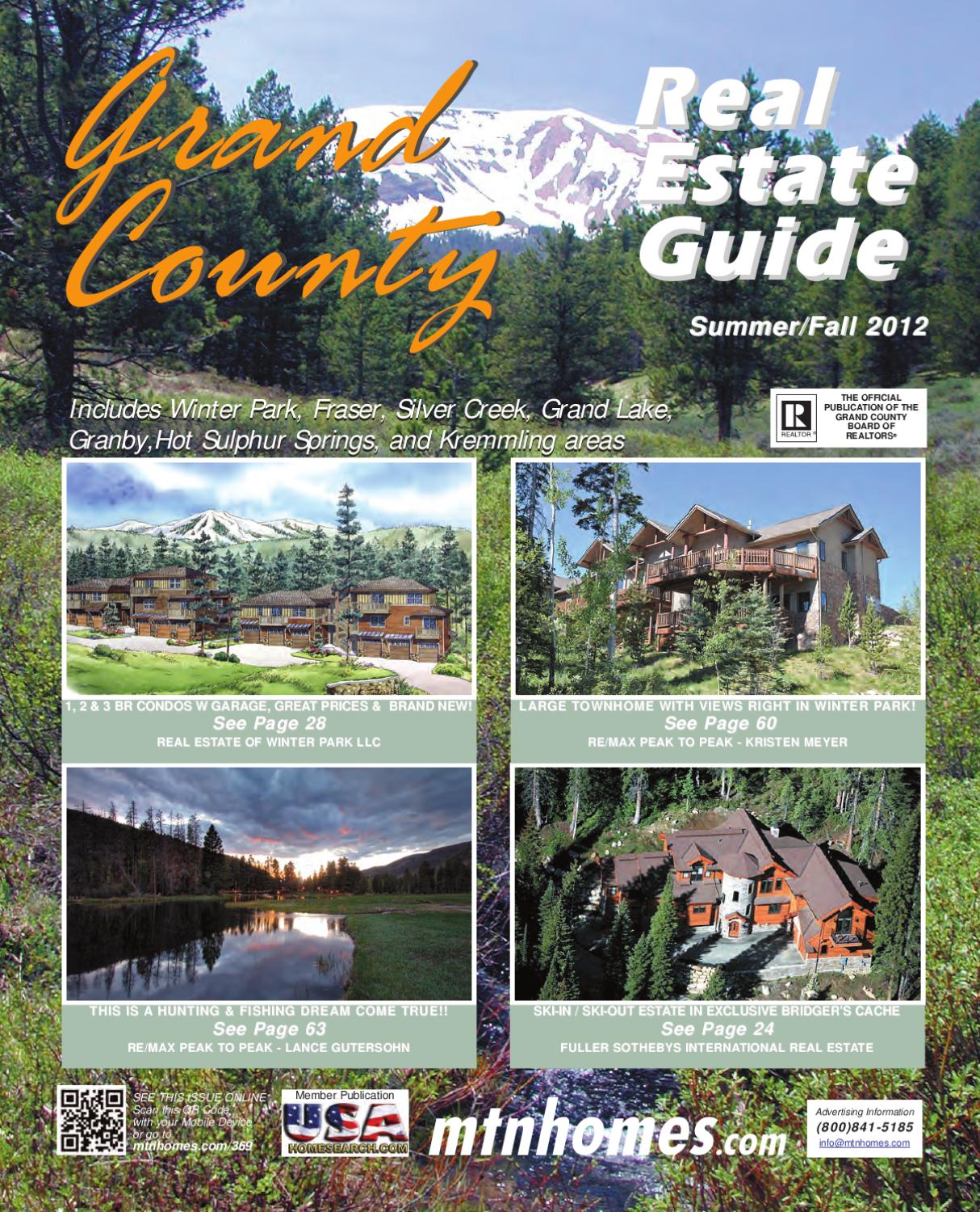 Grand County Real Estate Guide (Number 49) by Mountain Homes Publishing