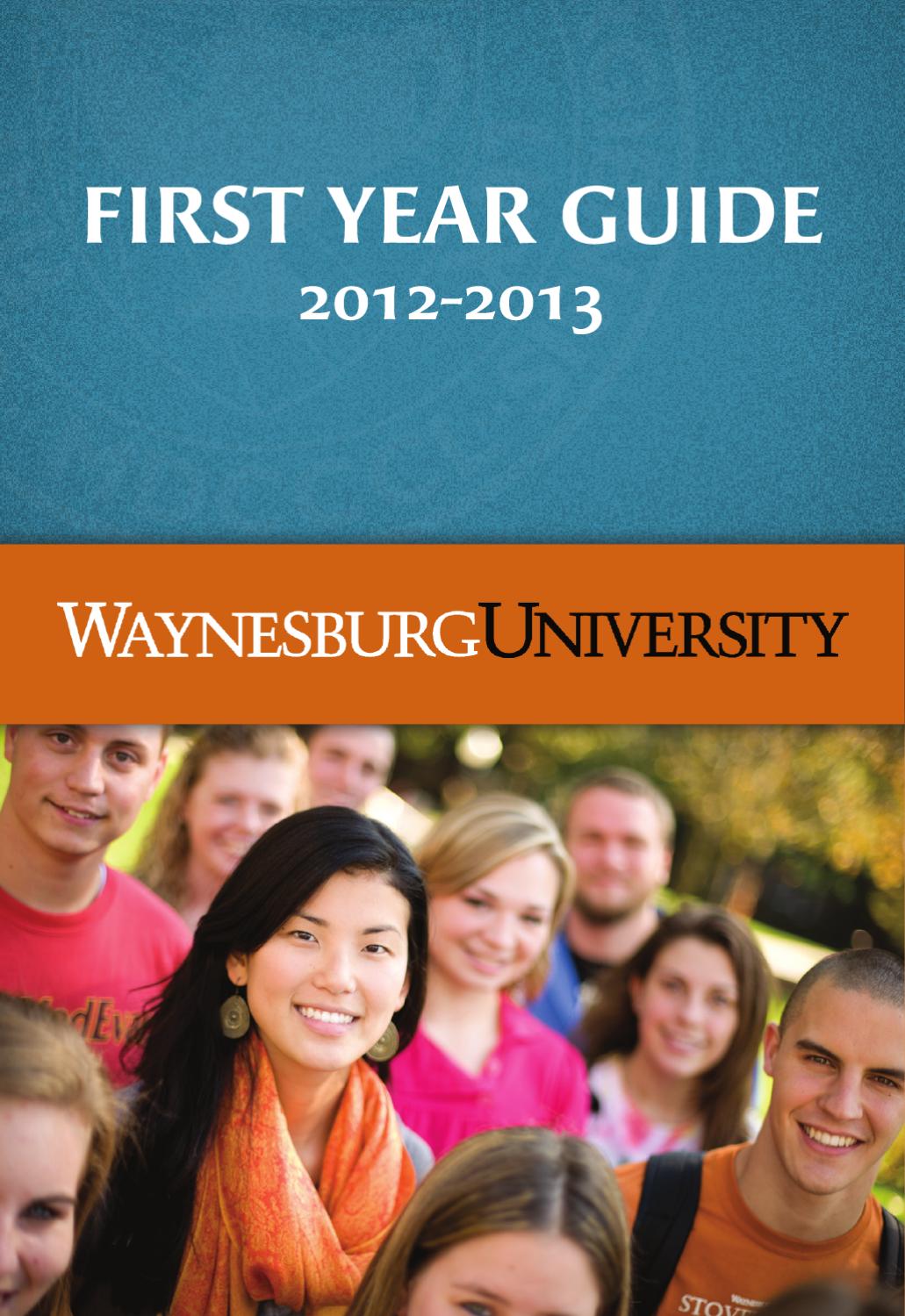 First Year Guide by Waynesburg University Issuu