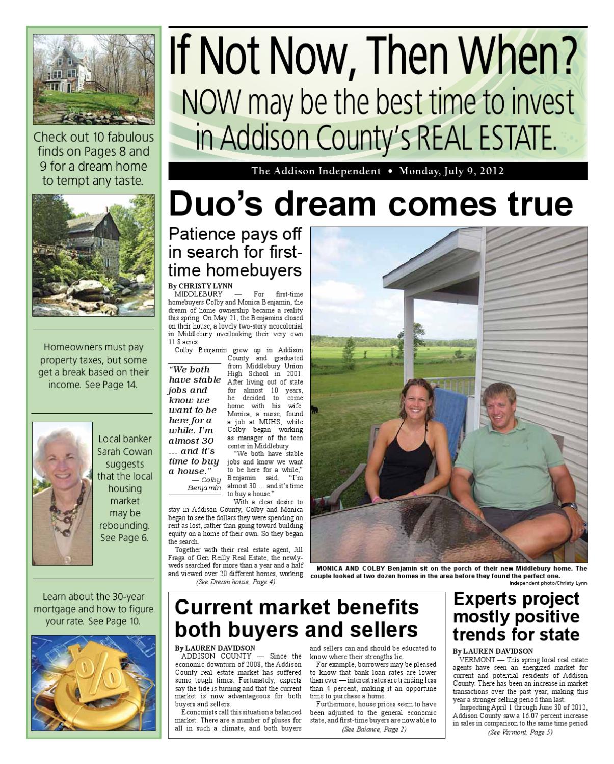 Addison County Real Estate Summer 2012 by AddisonPress Issuu
