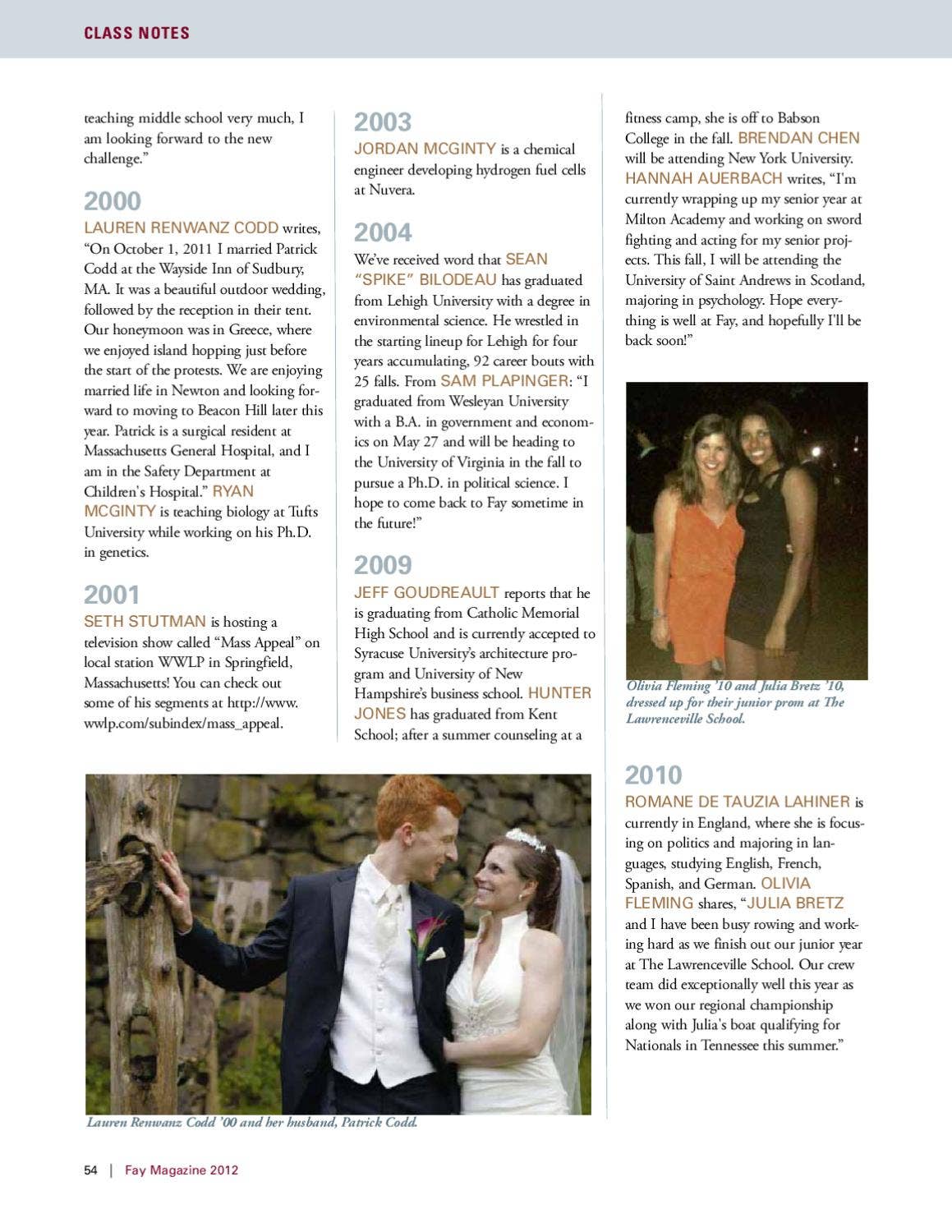 Fay Magazine Summer 2012 by Fay School - Issuu, image size:1159x1500