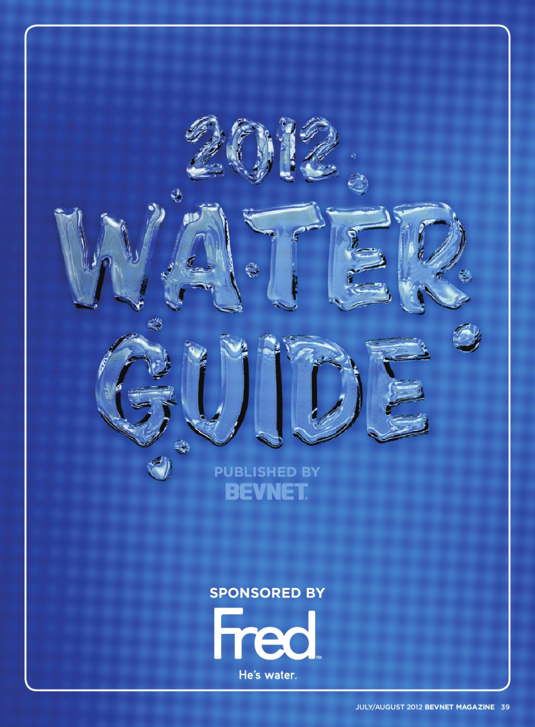 2012 Water Guide by BevNET.com - Issuu