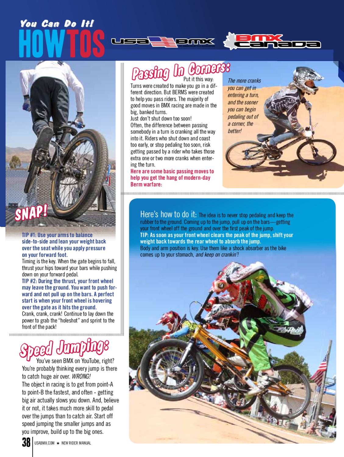 USA BMX New Rider Manual by USA BMX Issuu