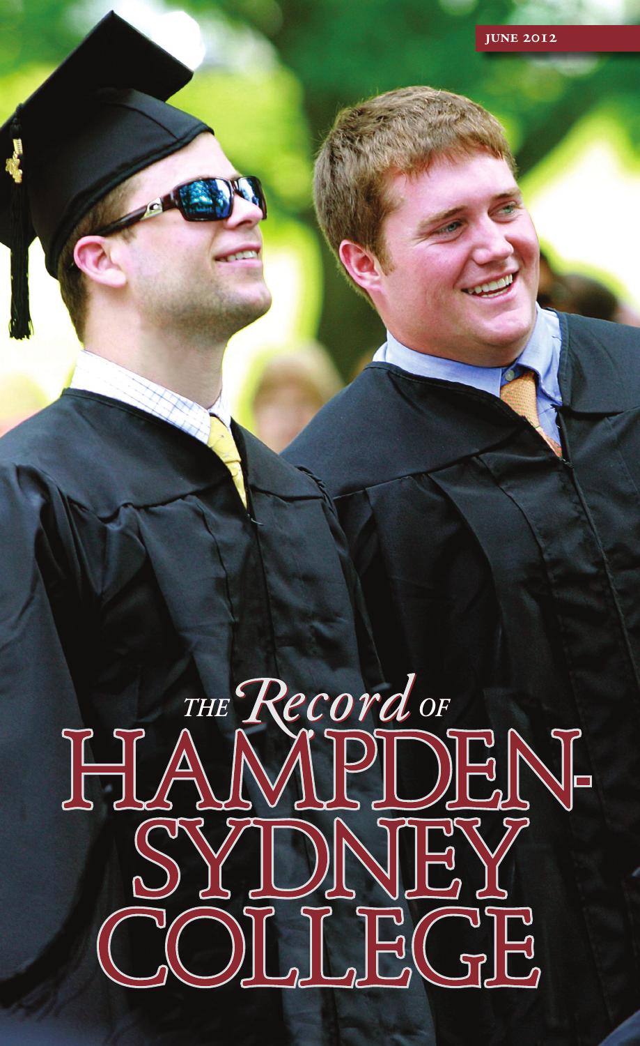 Record of HampdenSydney, June 2012 by HampdenSydney College Issuu