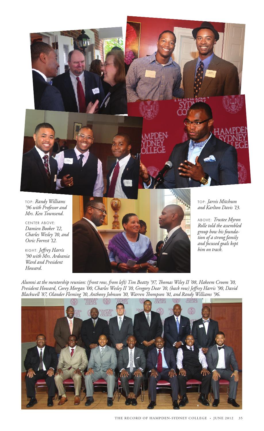 Record of HampdenSydney, June 2012 by HampdenSydney College Issuu