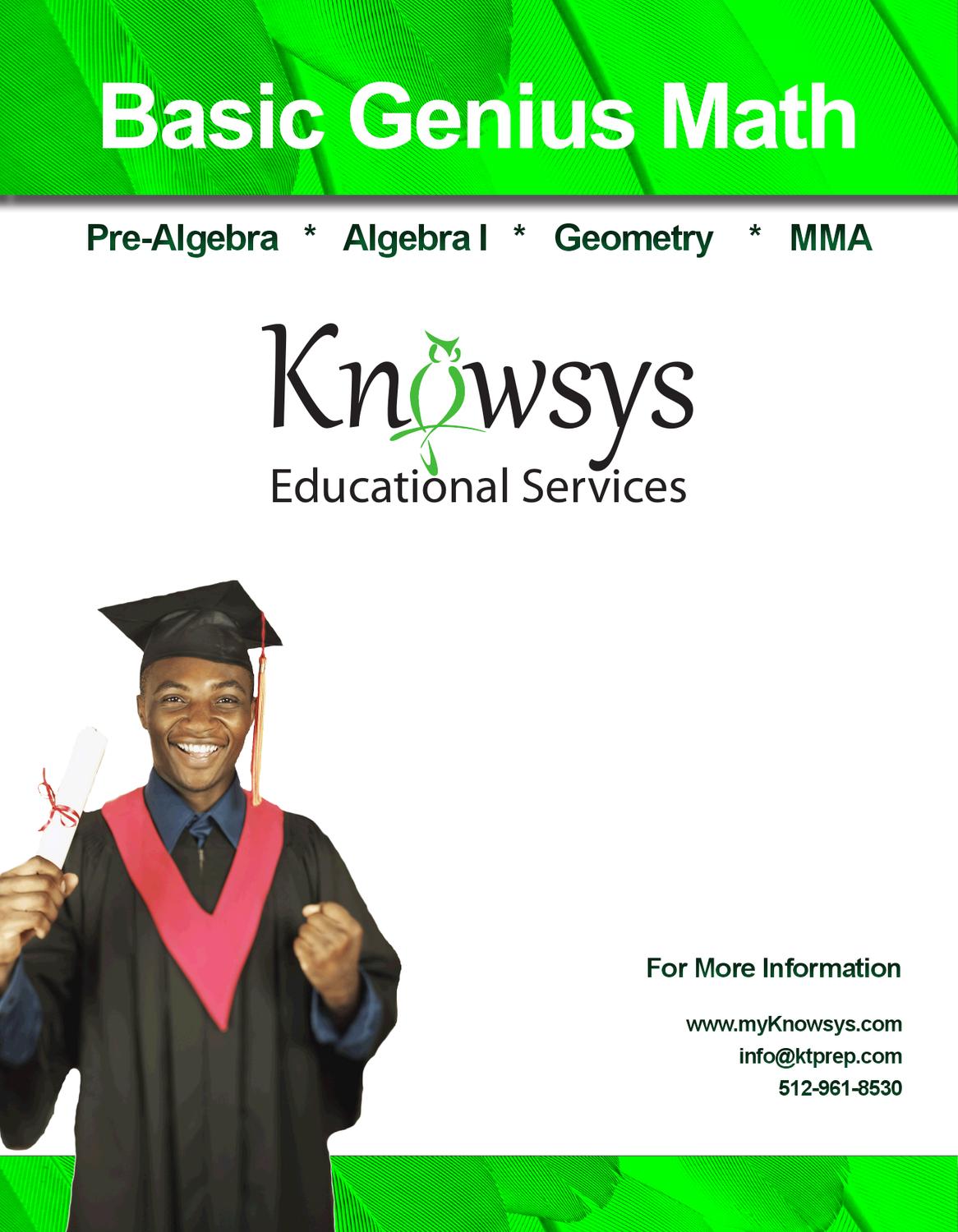 Knowsys Basic Genius Program Overview by Knowsys Educational Services ...