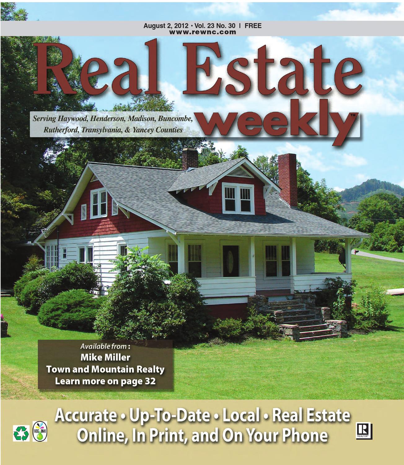 The Real Estate Weekly Vol. 23 Issue 30 by WNC Homes & Real Estate Issuu