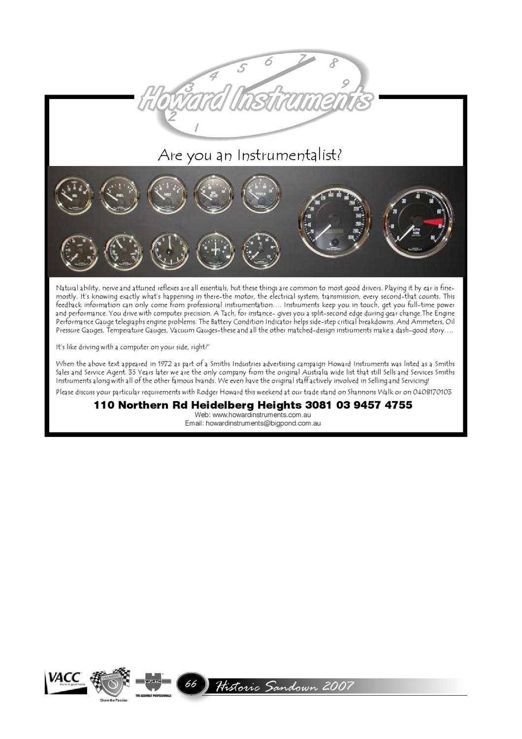 Howard Instruments Howardsa by howard instruments - Issuu
