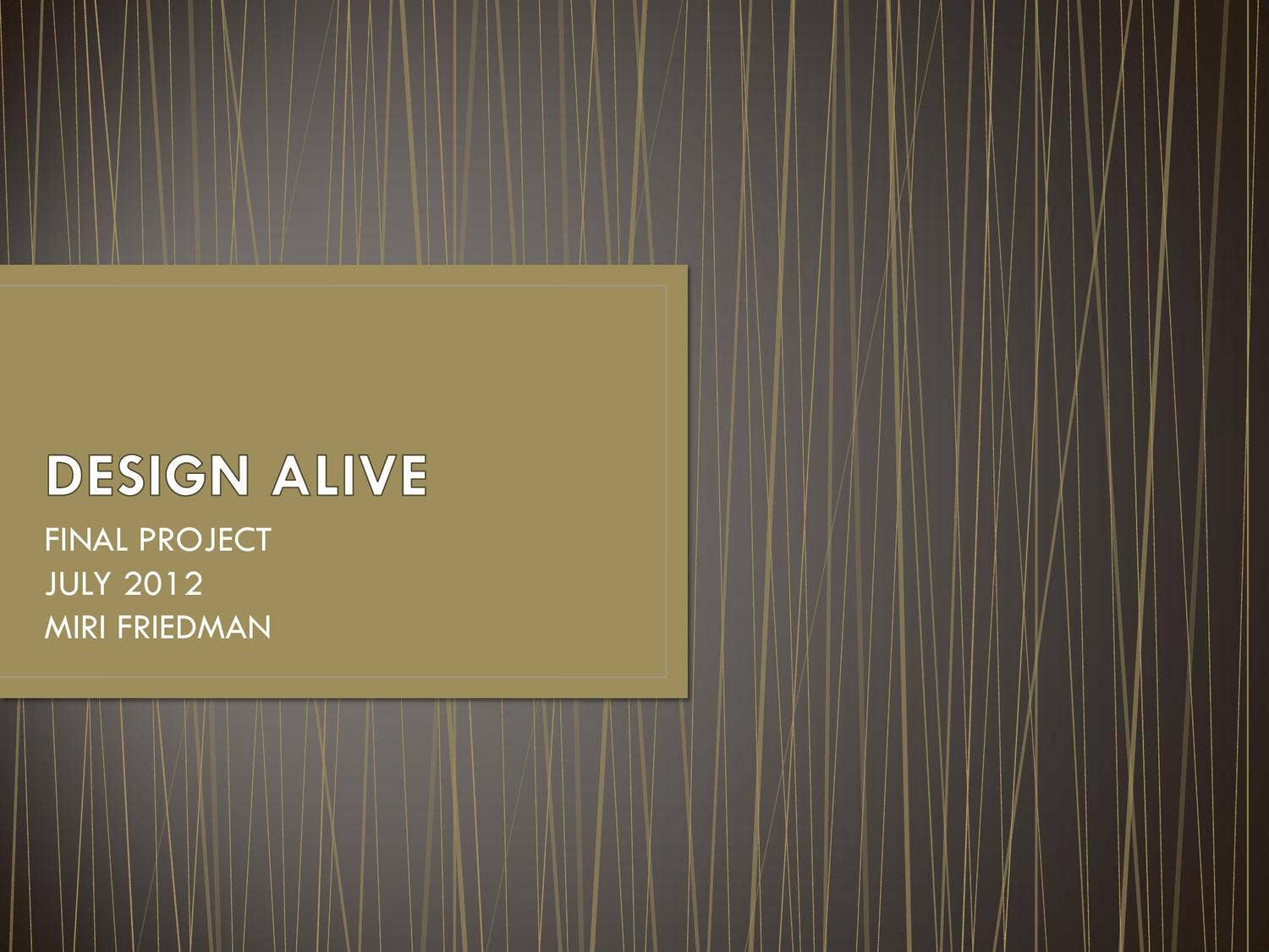 Final project Interior Design course 2012 by Design Alive LTD - Issuu