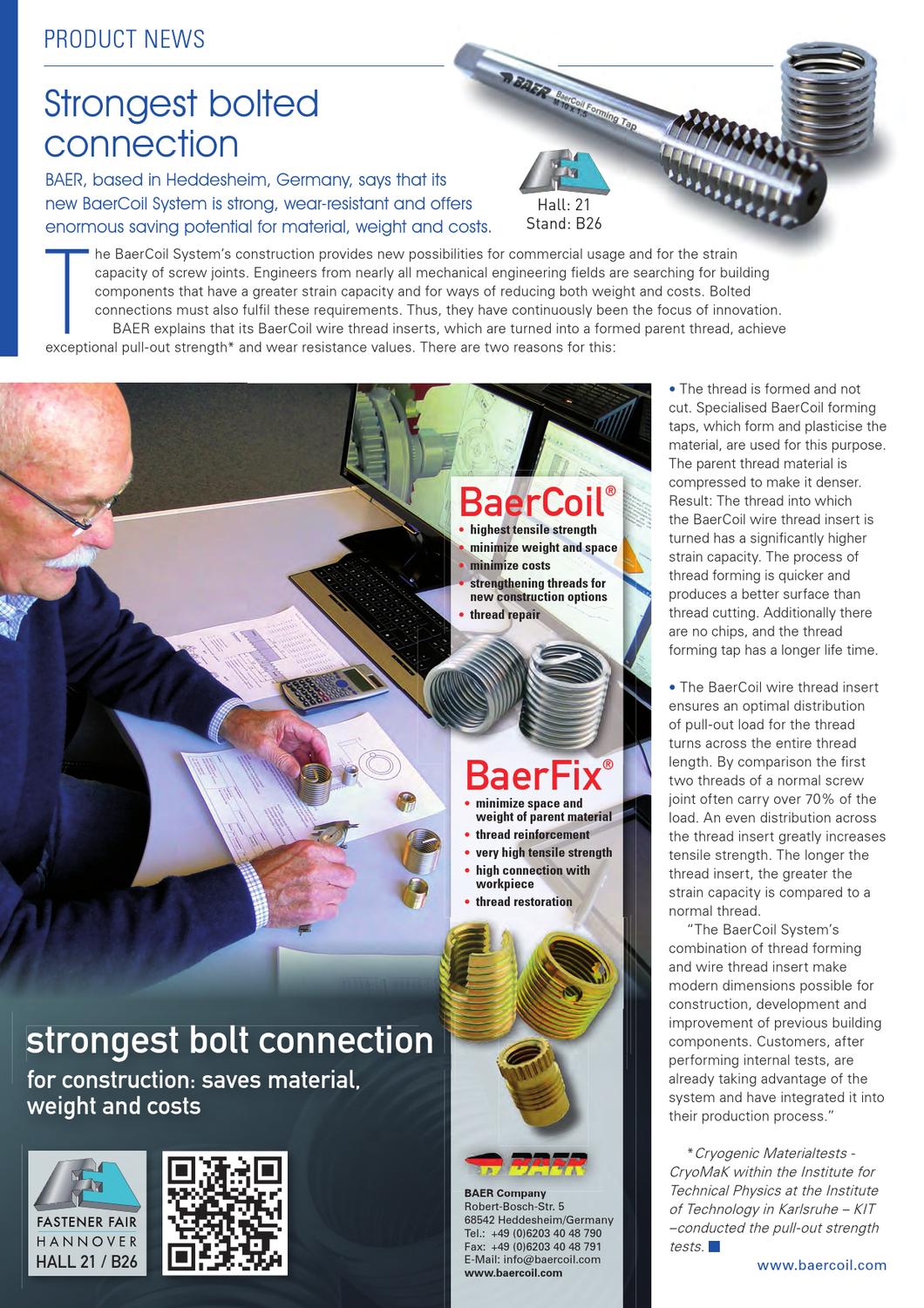Fastener + Fixing Technology 5 by Fastener + Fixing Magazine Issuu