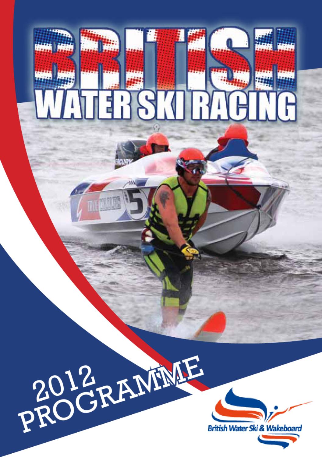 British Water Ski Racing Programme 2012 by Tina Veater Issuu