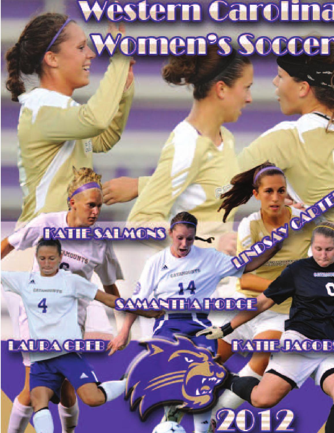 2012 Western Carolina Women's Soccer Online Guide by Western Carolina