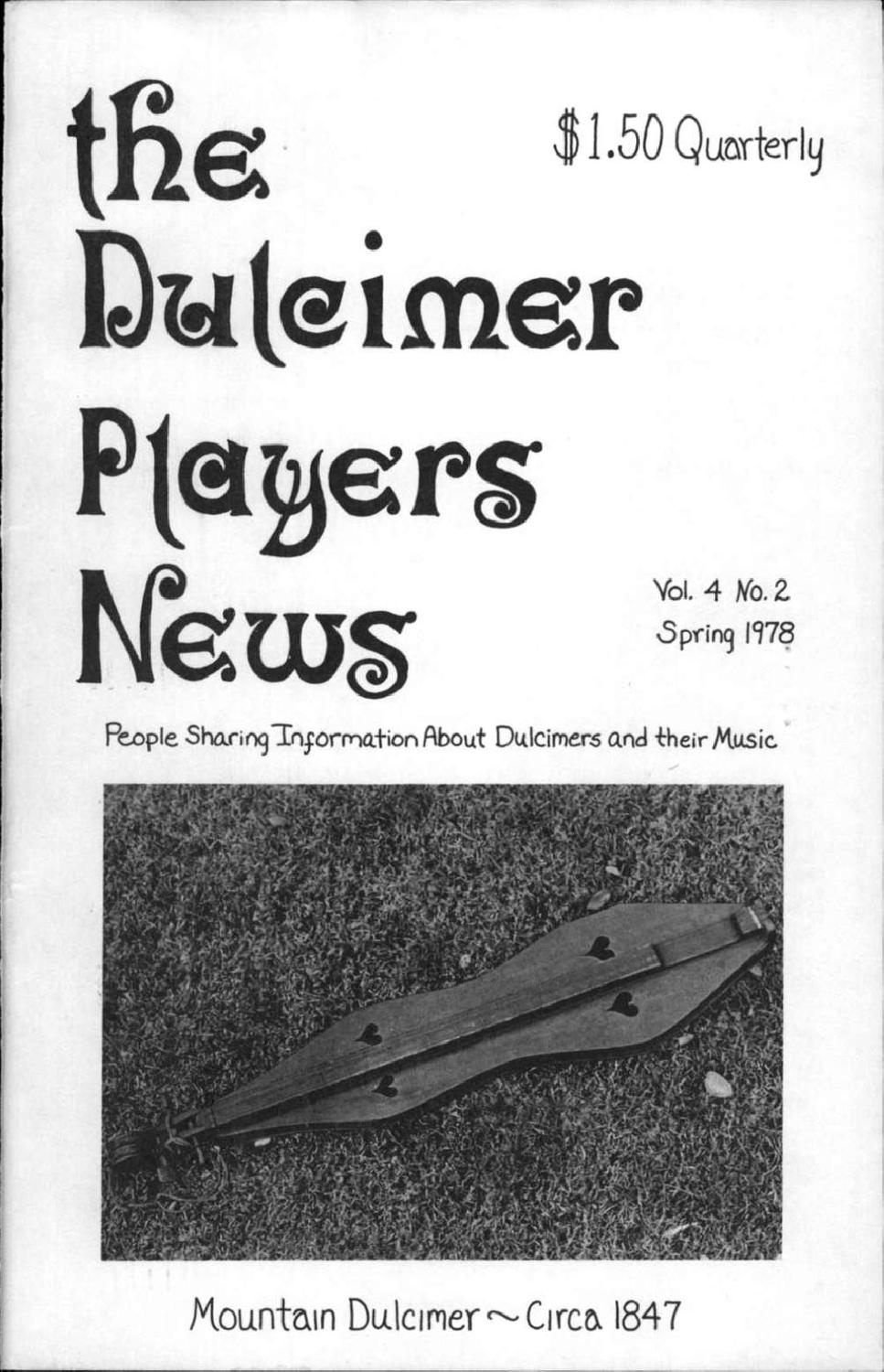 197802, Dulcimer Players News Vol. 4 No. 2 by Dulcimer Players News