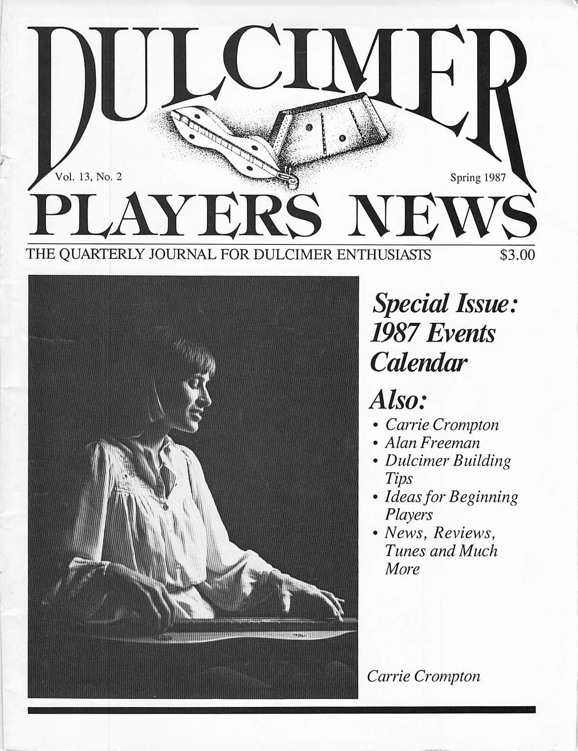 198702, Dulcimer Players News Vol. 13 No. 2 by Dulcimer Players News