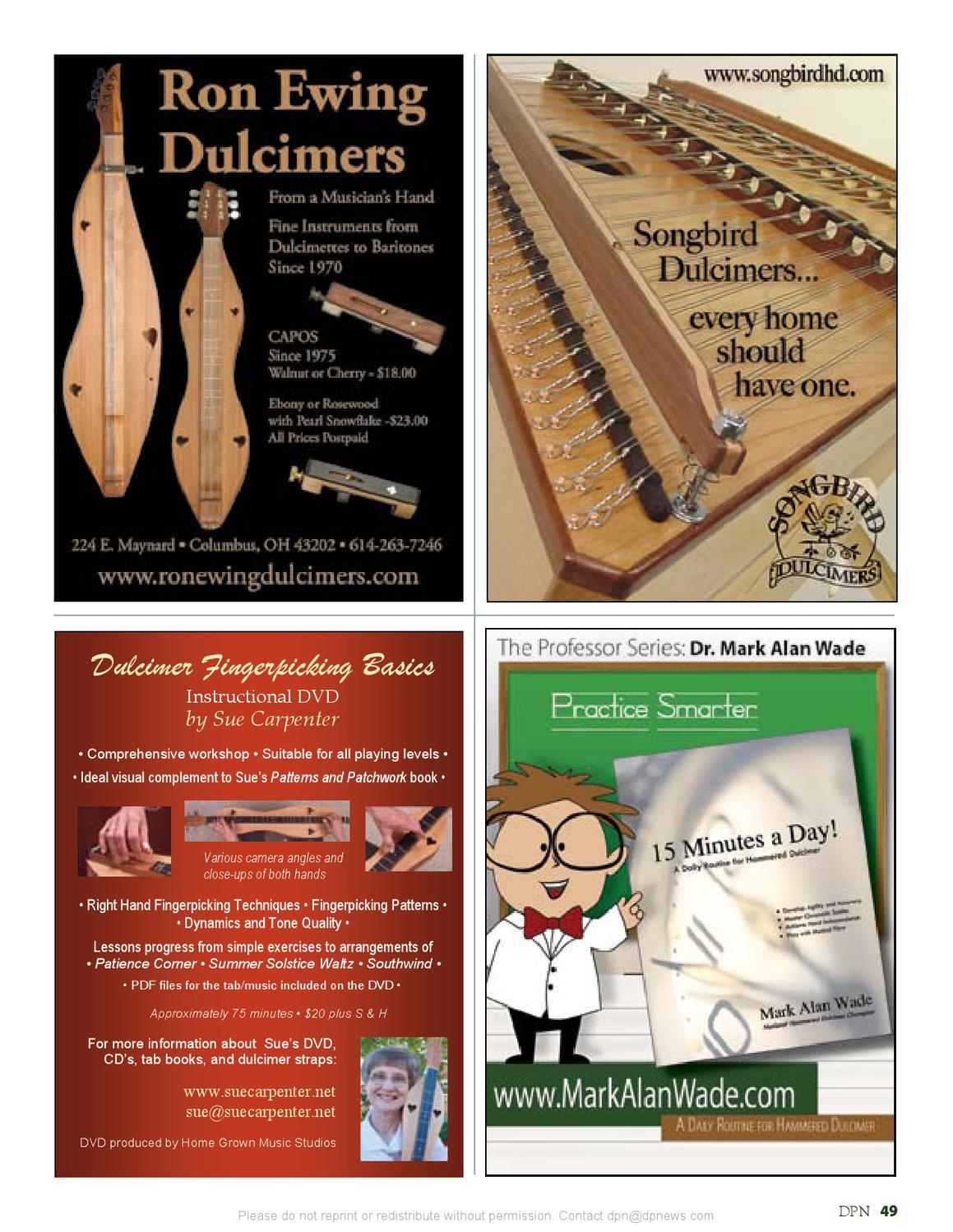 201102, Dulcimer Players News Vol. 37 No. 2 by Dulcimer Players News