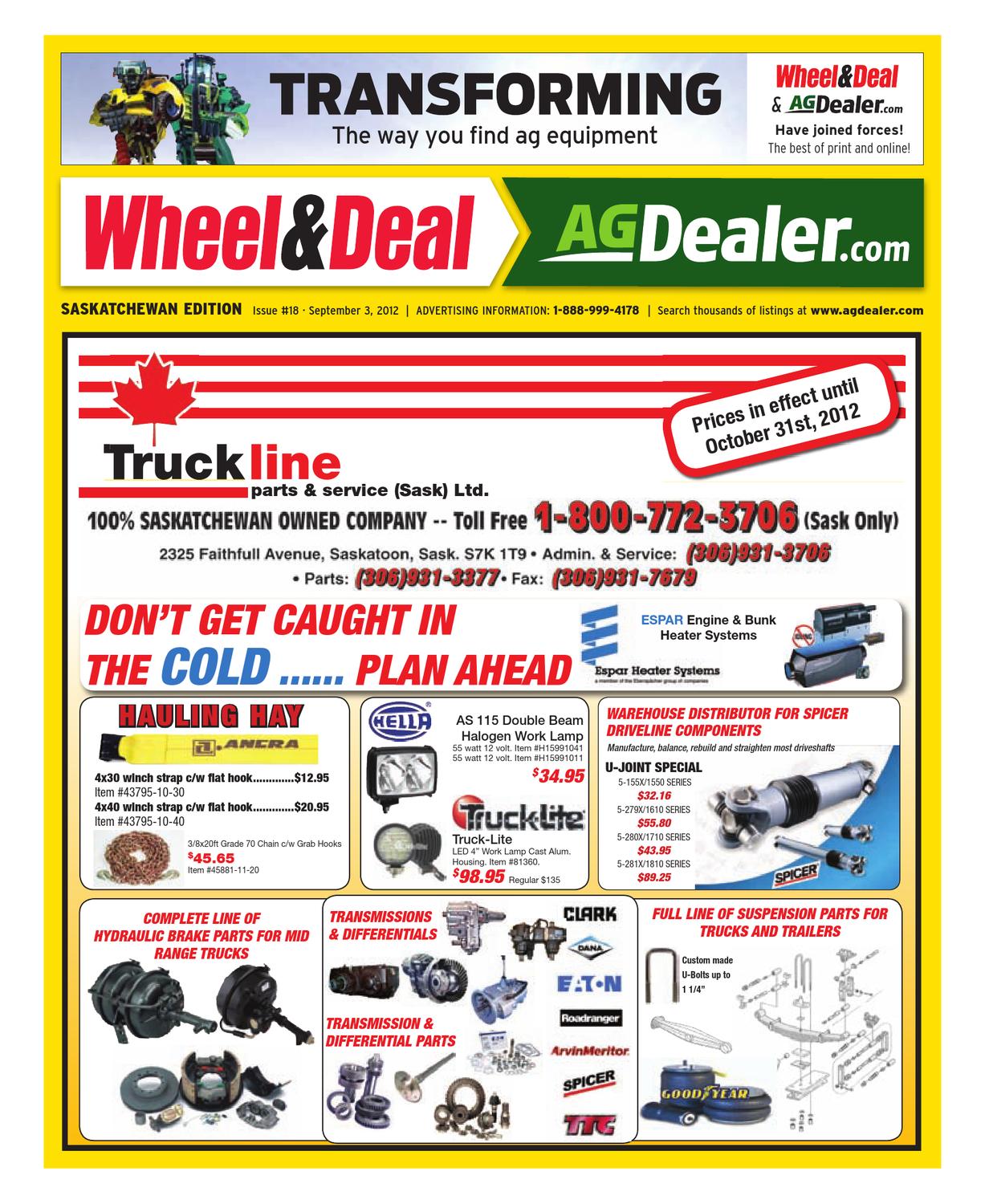Wheel & Deal Saskatchewan, September 3, 2012 by Farm Business