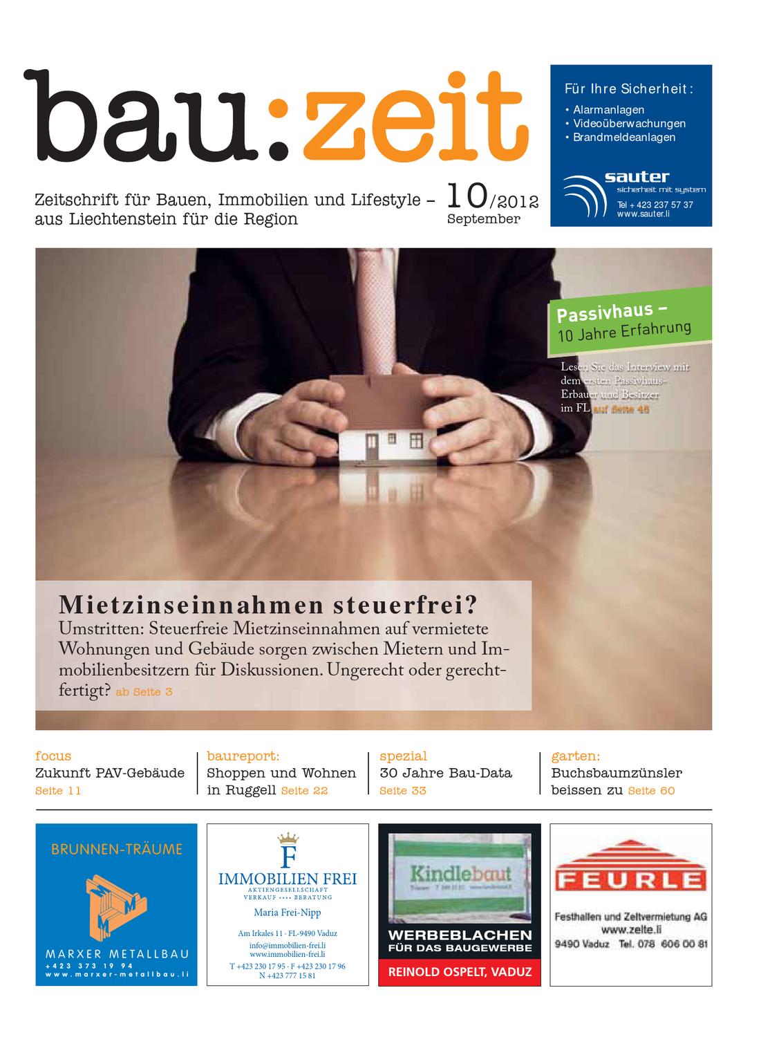 Bau Zeit 10 By Medienburo Oehri Kaiser Ag Issuu