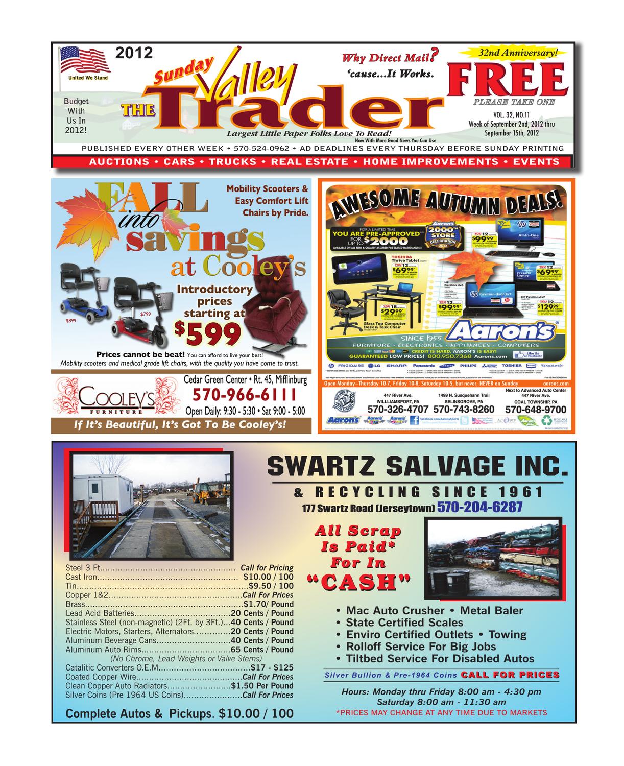 The Valley Trader Online Edition 9/2/12 by Max Oberdorf Issuu