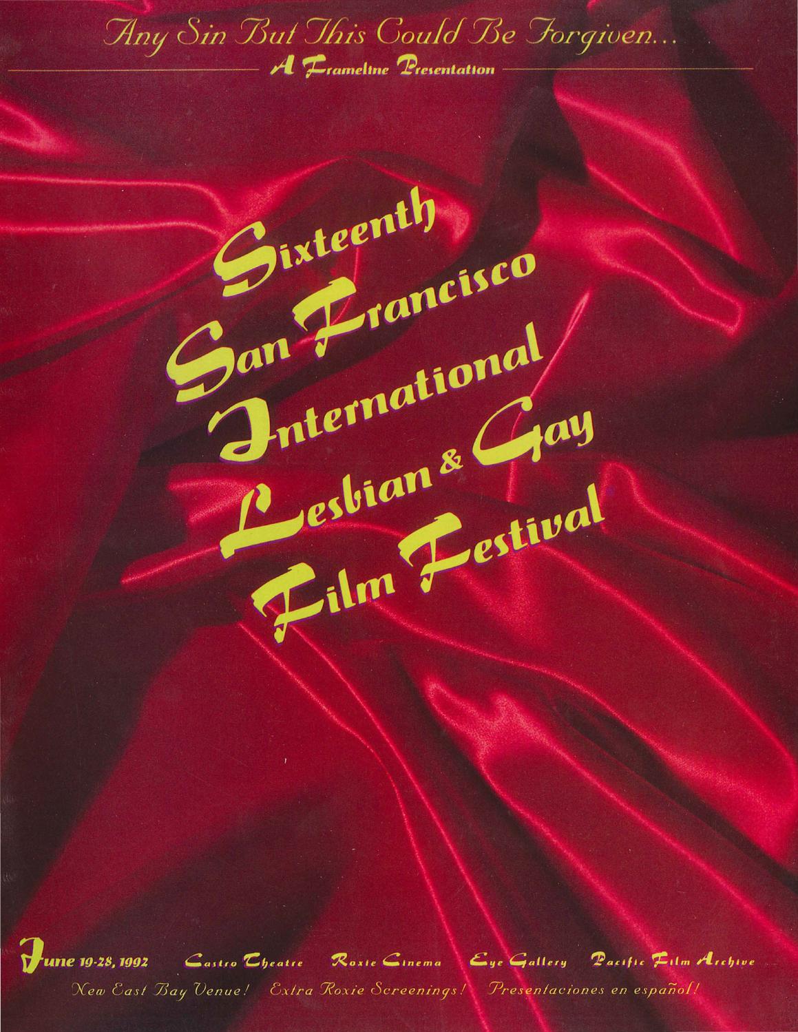 Sixteenth San Francisco International Lesbian & Gay Film Festival by  Frameline - Issuu