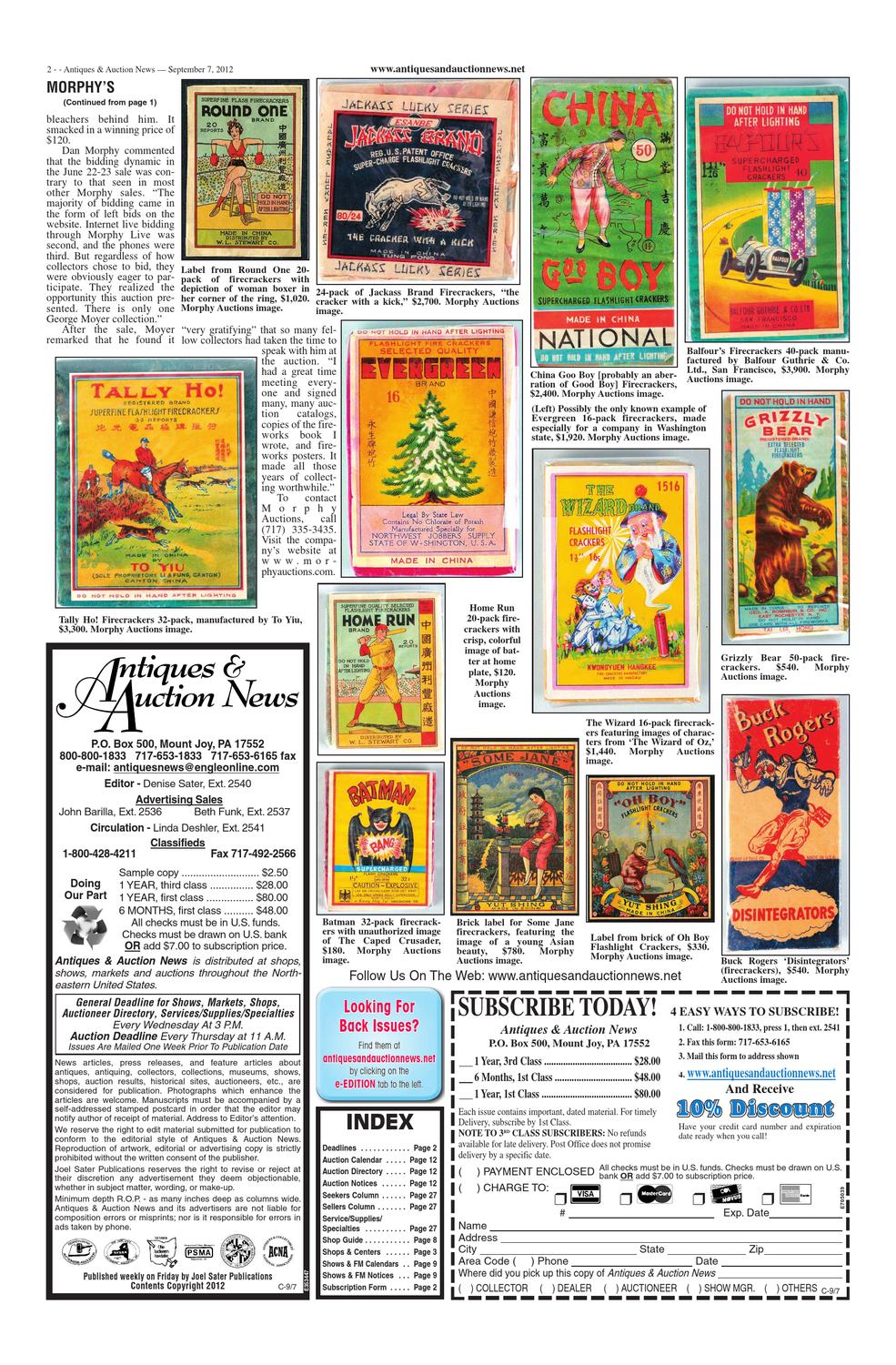 Antiques & Auction News 090712 by Antiques & Auction News Issuu