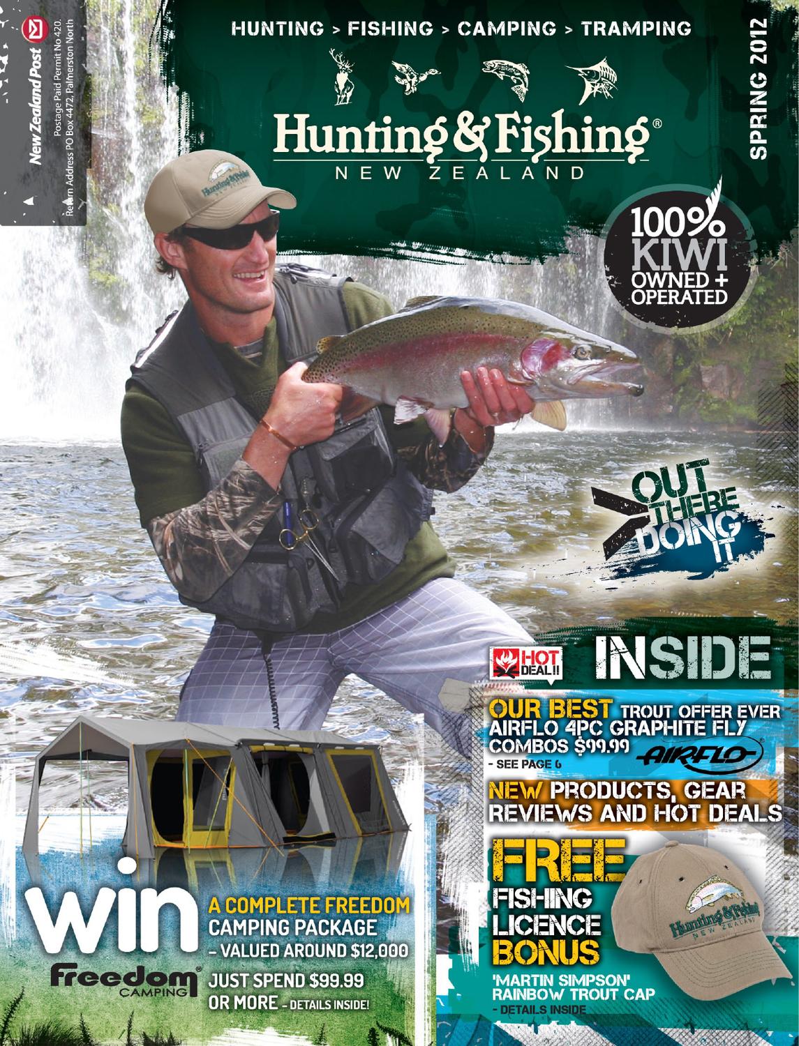 Spring Catalogue 2012 by Hunting & Fishing New Zealand Issuu