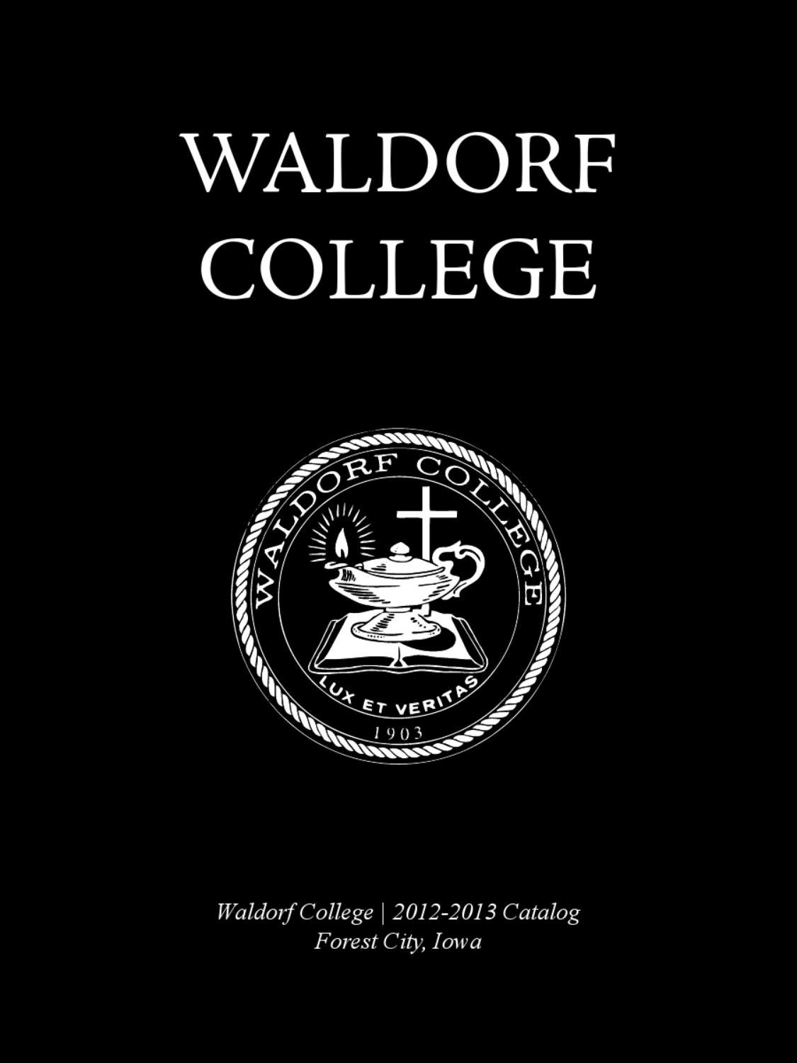 Waldorf College Catalog 20122013 by Waldorf University Issuu