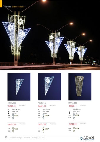 ADAMLIGHTS Adam Decolight Christmas 灯饰目录 2012 / 2013 第 20 页