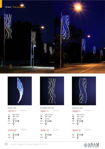 ADAMLIGHTS Adam Decolight Christmas 灯饰目录 2012 / 2013 第 22 页