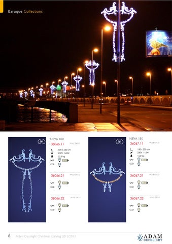 ADAMLIGHTS Adam Decolight Christmas 灯饰目录 2012 / 2013 第 8 页