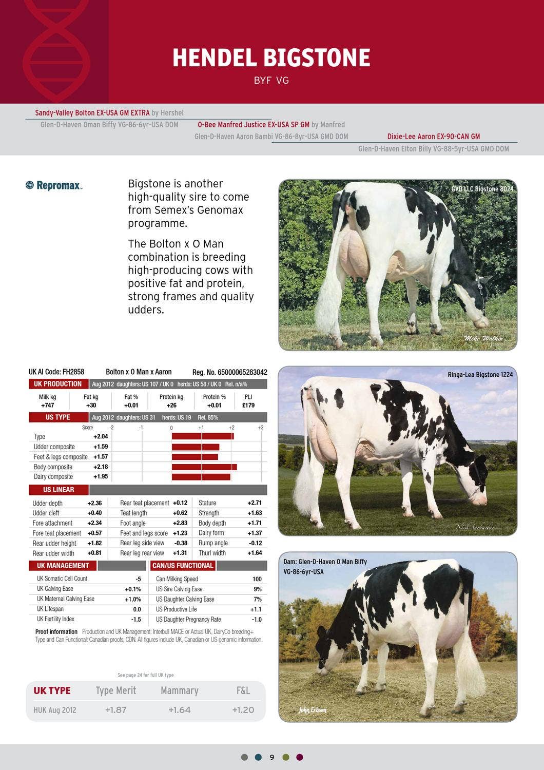 Semex UK - Holstein Sire Directory August 2012 by Semex - Issuu